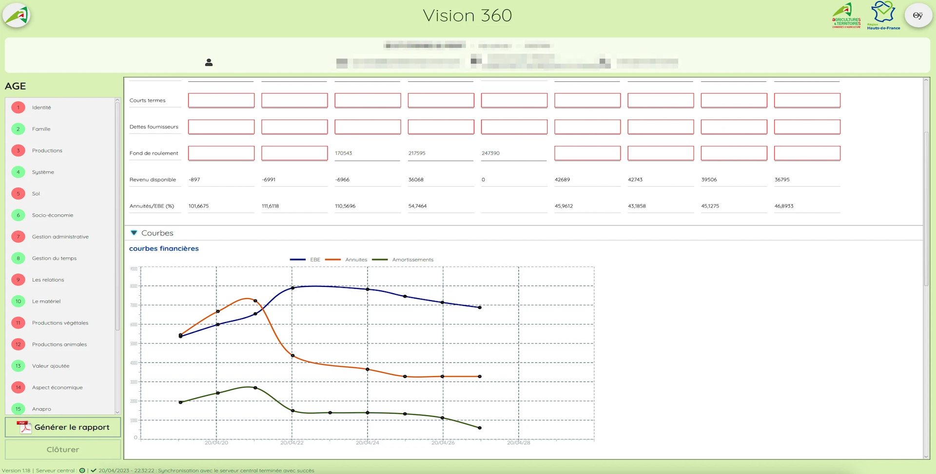 Screenshot de Vision 360