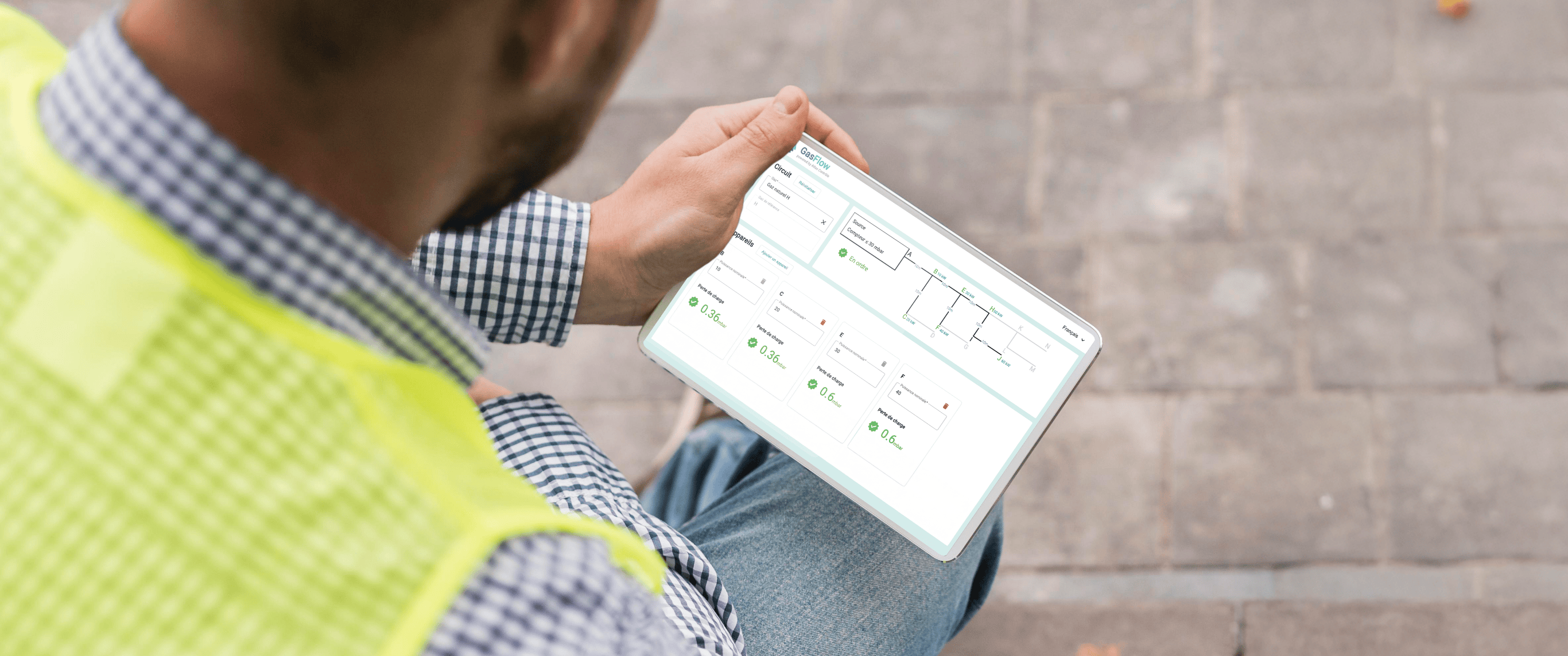 Application GasFlow sur tablette – outil sur mesure pour contrôles et calculs de gaz