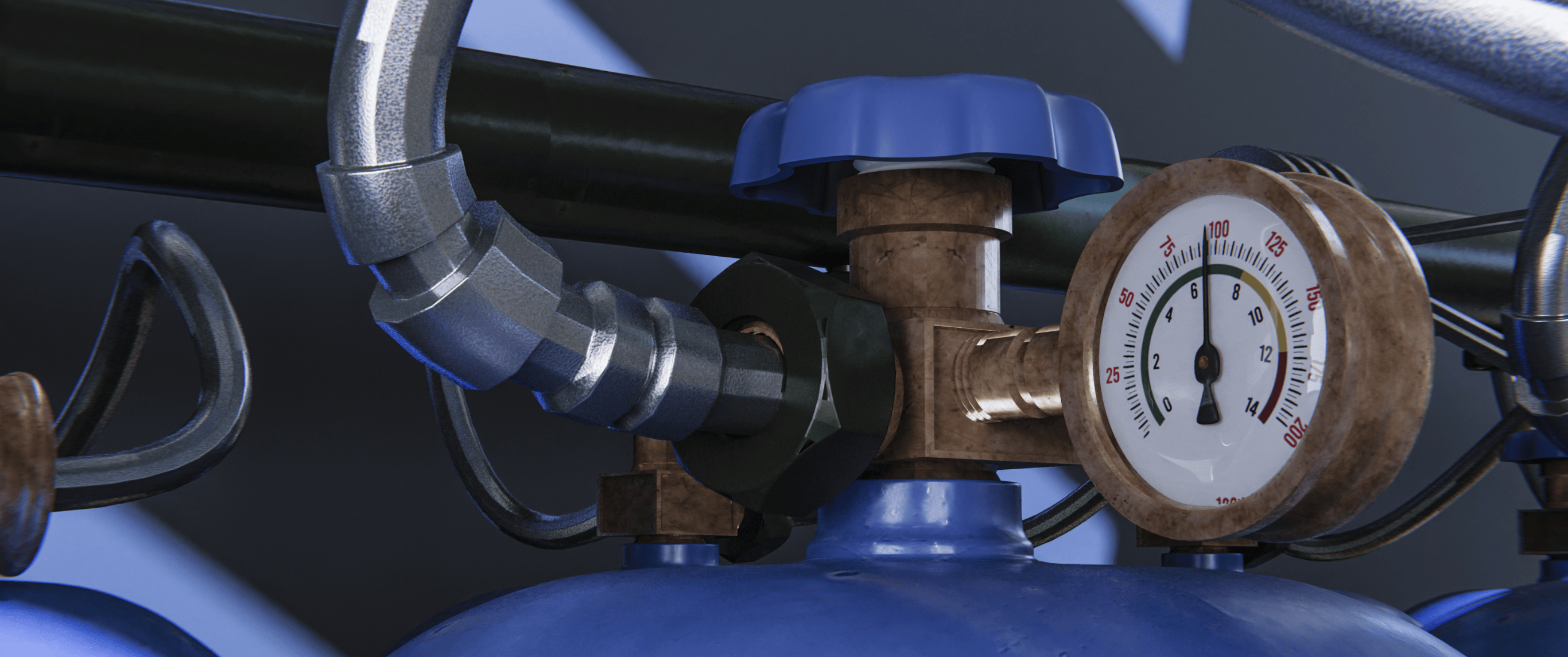 Image d’ambiance Elgacert – vérification d’un raccordement gaz – illustration de la conformité technique