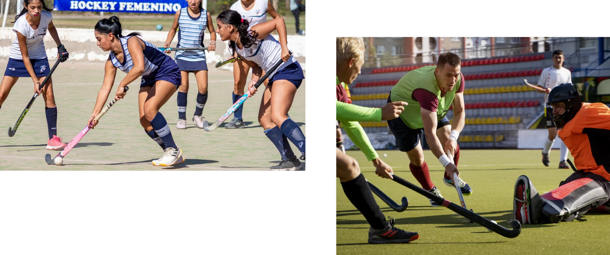 Image d’ambiance du projet Umpire Academy – match de hockey sur gazon en plein air